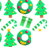 Holiday Pattern Green Cheer
